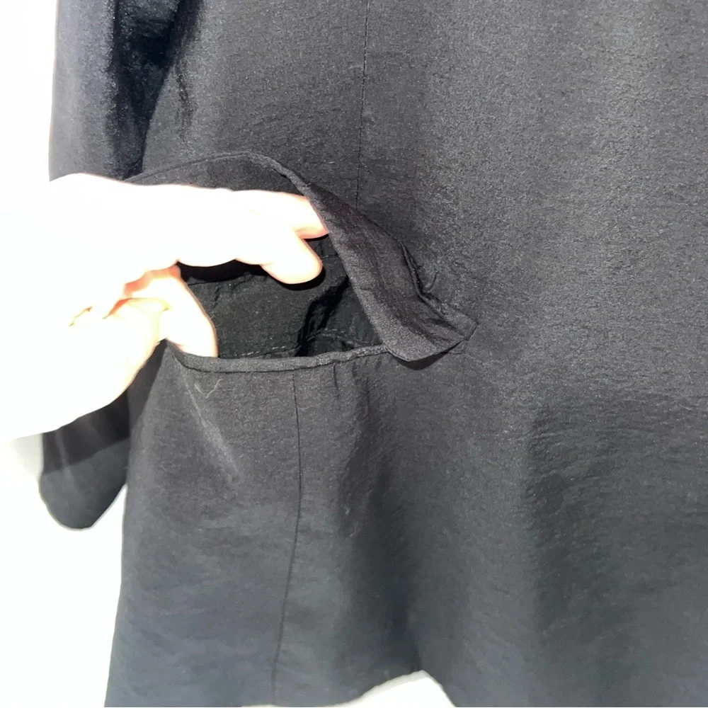 Madewell Jacket Relaxed‎ Fit Blazer in Softdrape True Black XS